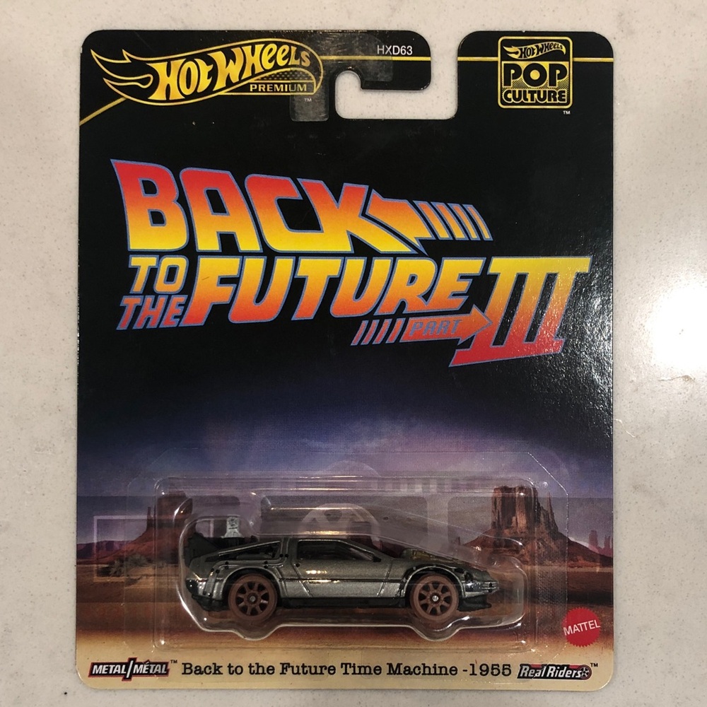 Hot Wheels Premium Back to the Future III Time Machine